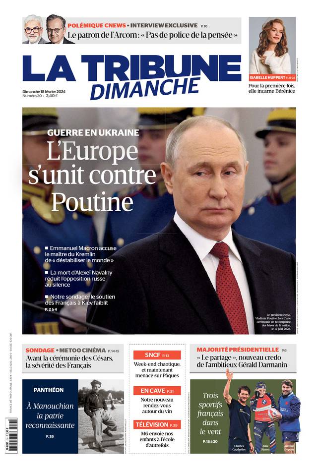 La Tribune Dimanche - 18 Février 2024