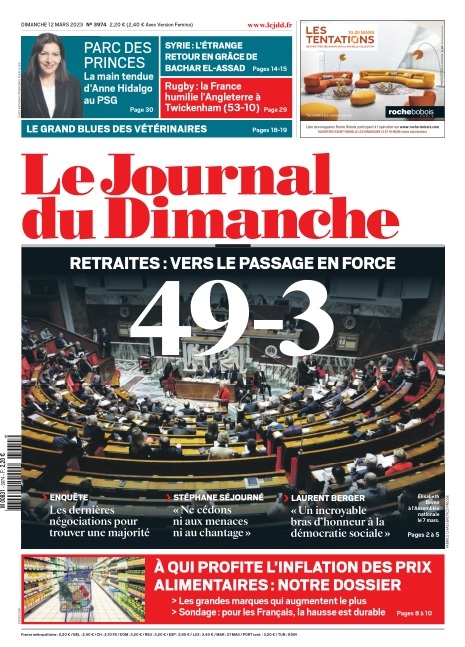 Le Journal du 12 Mars 2023